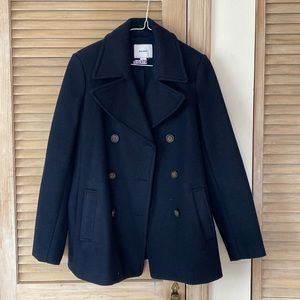 Navy Blue Pea Coat